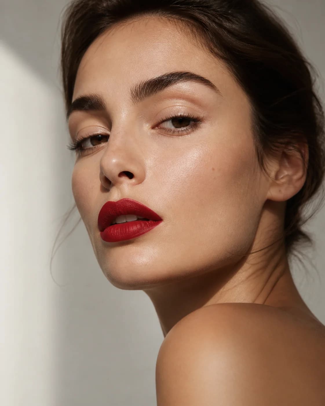 Beauty editorial close-up