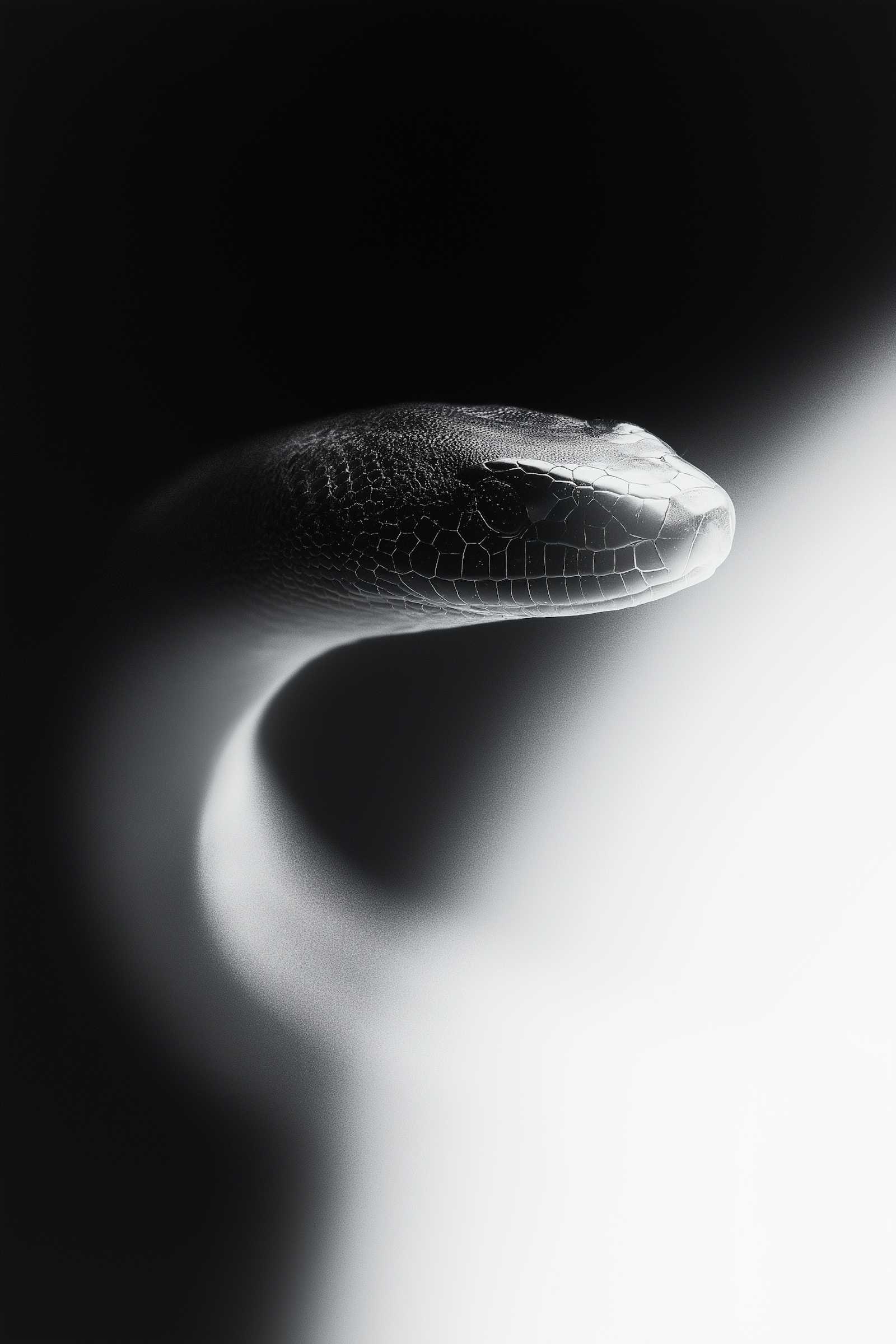 Black And White Snake