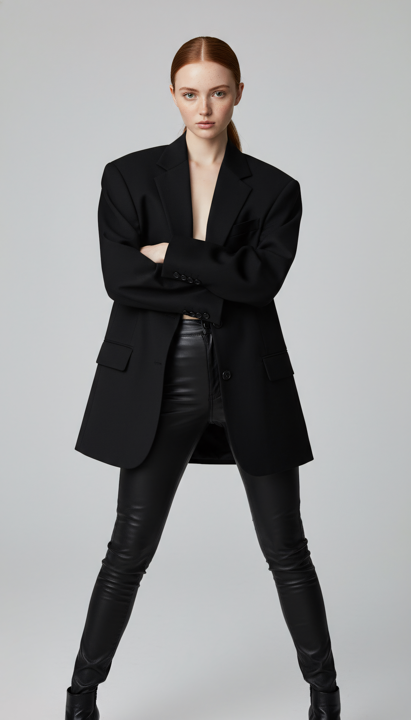 Confident Redhead Portrait