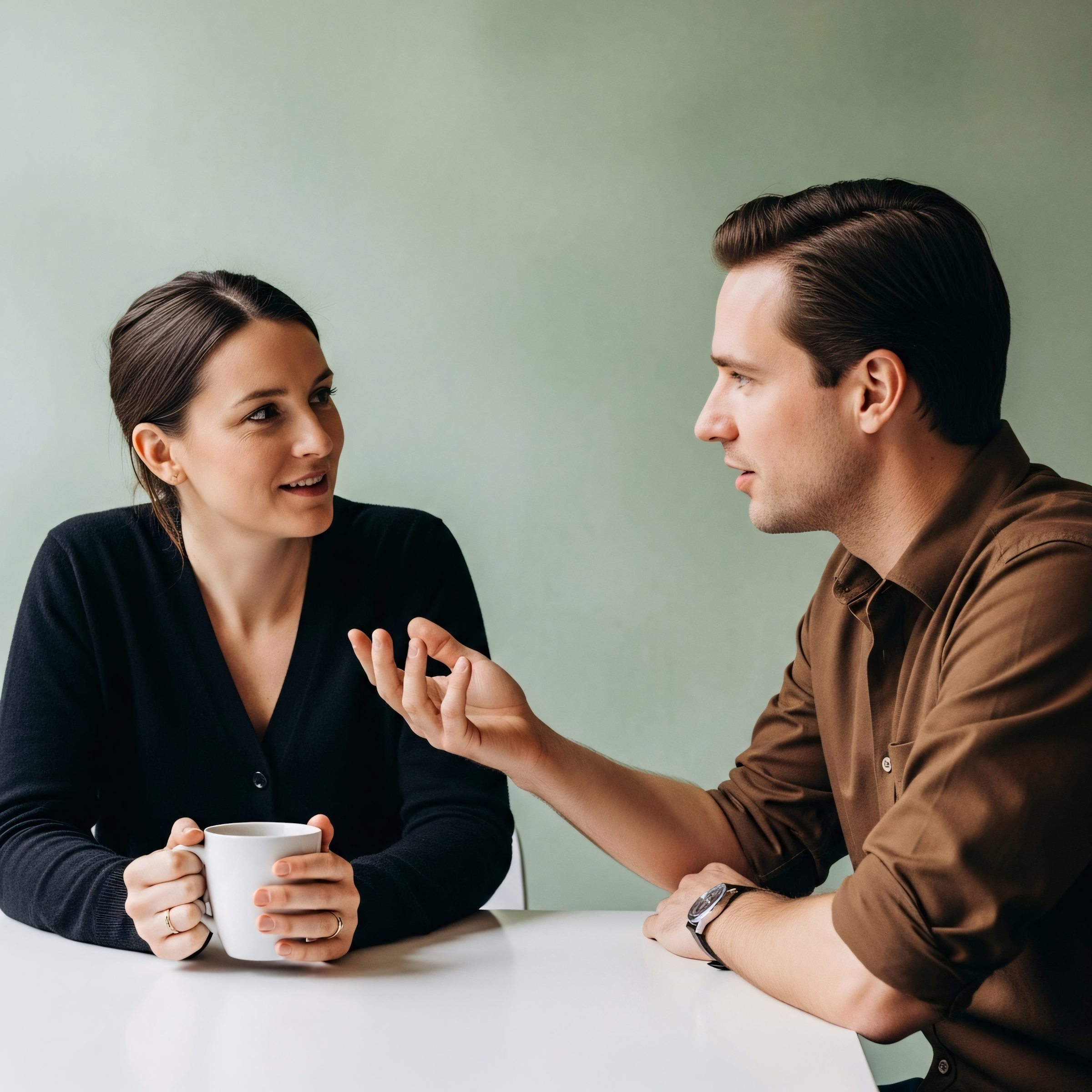 Conversation At Table
