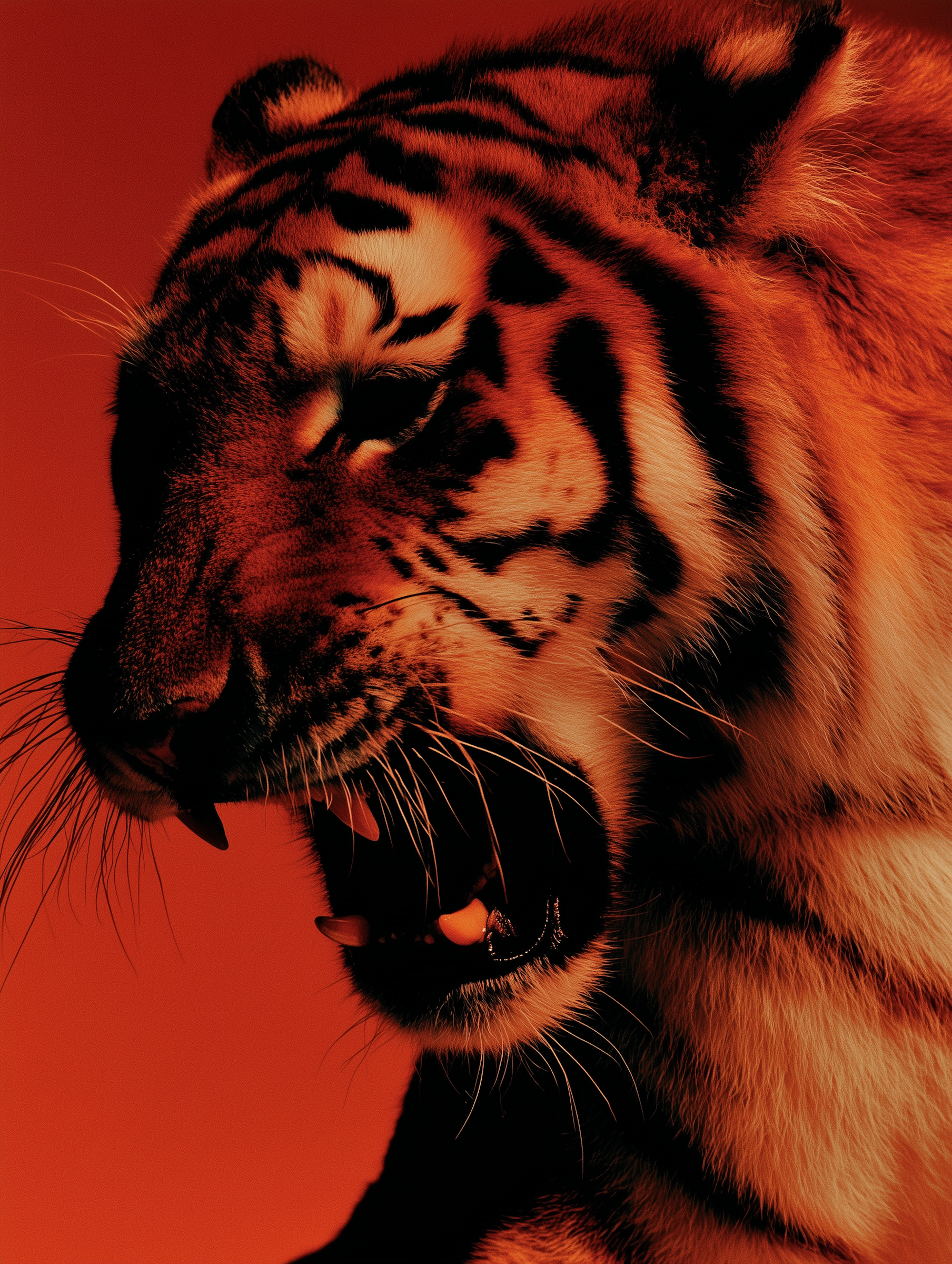 Fierce Tiger Portrait