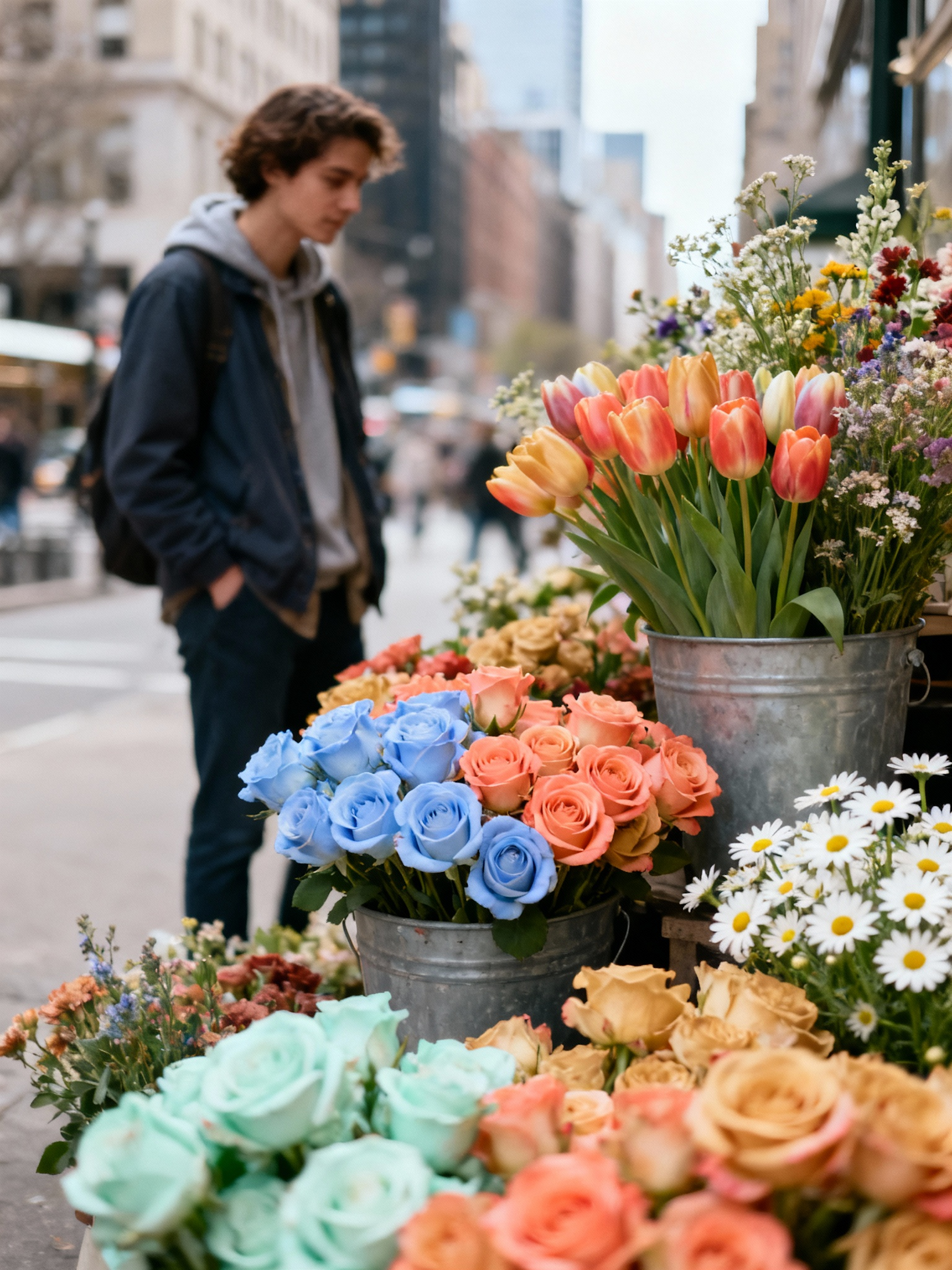 Flower Stand Contemplation