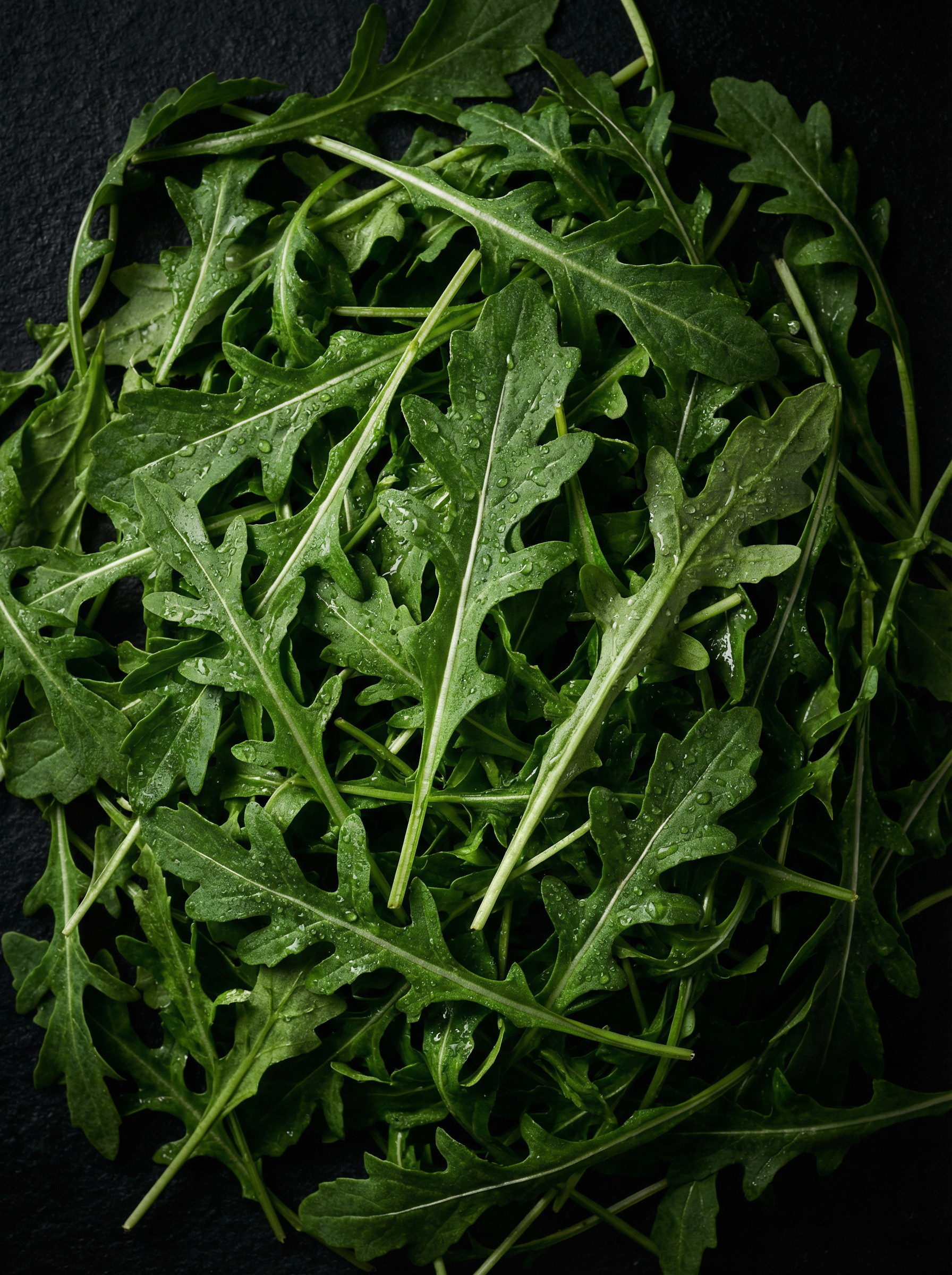 Fresh Arugula Close Up