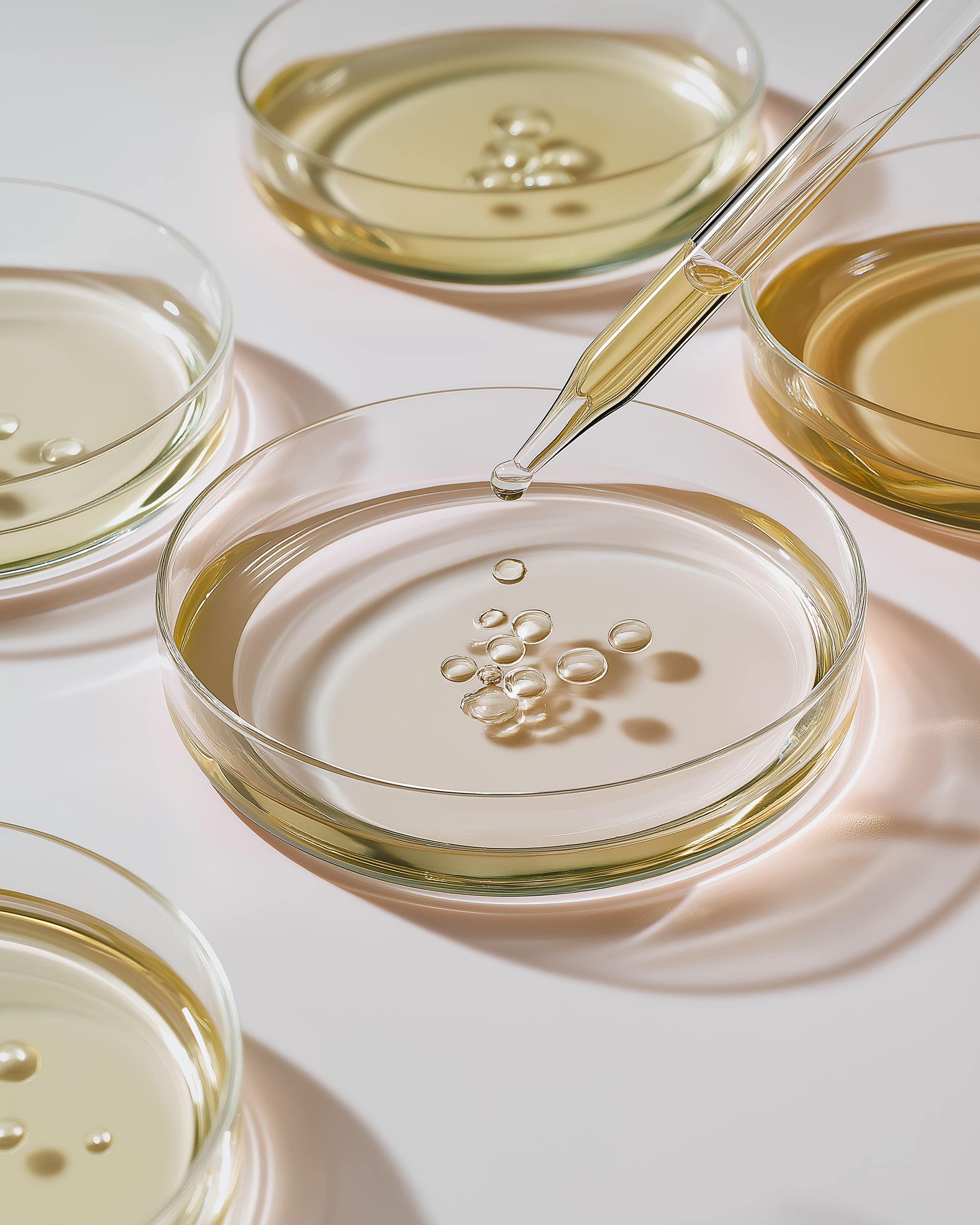Petri Dishes with Liquids