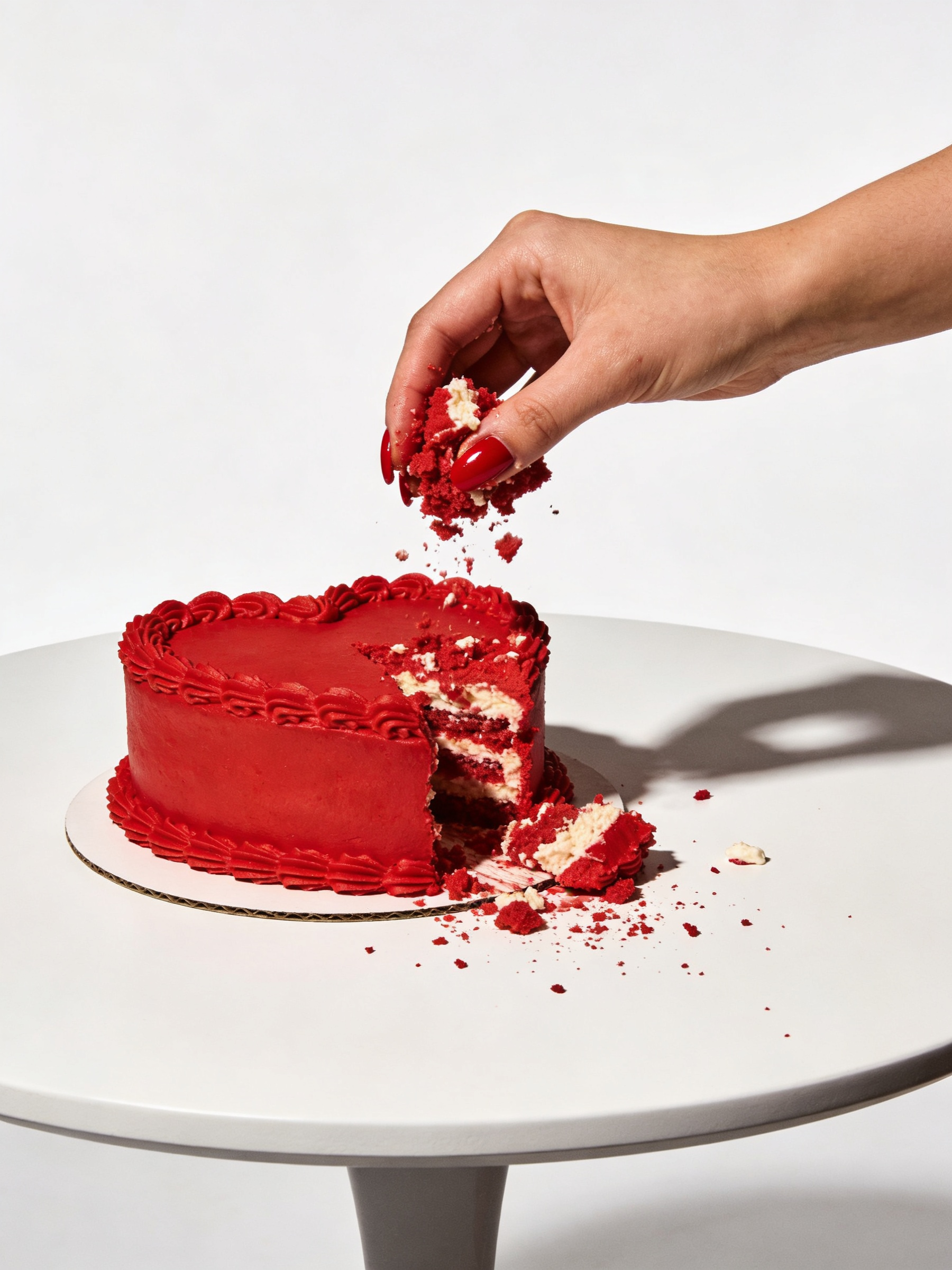 Red Velvet Cake Scene