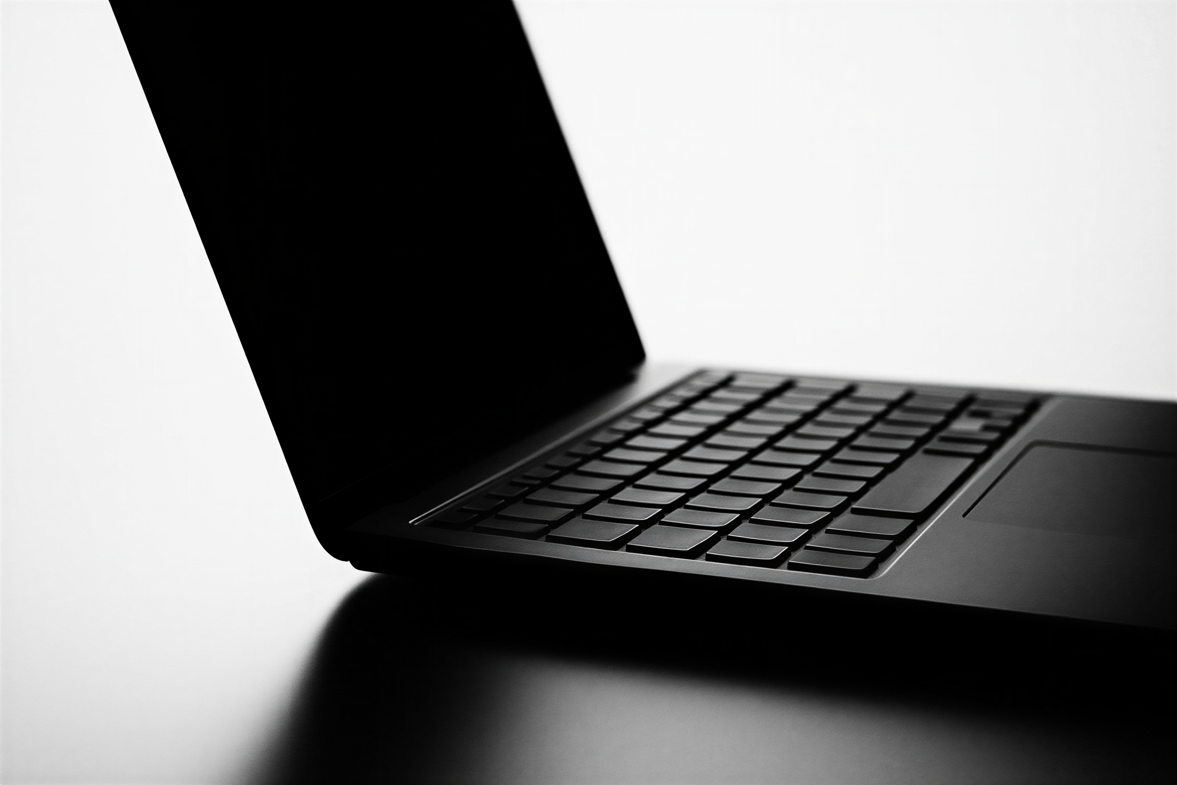 Sleek Black Laptop