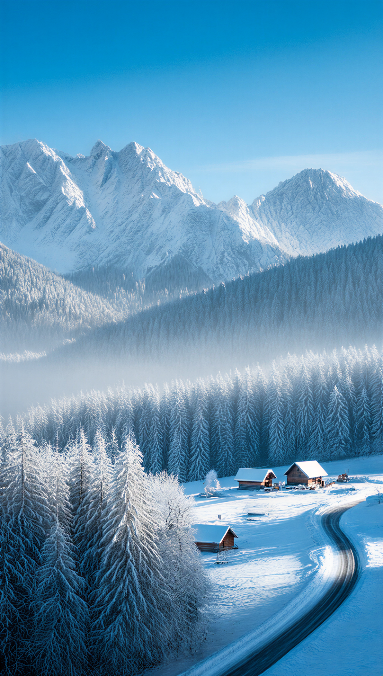 Snowy Mountain Retreat