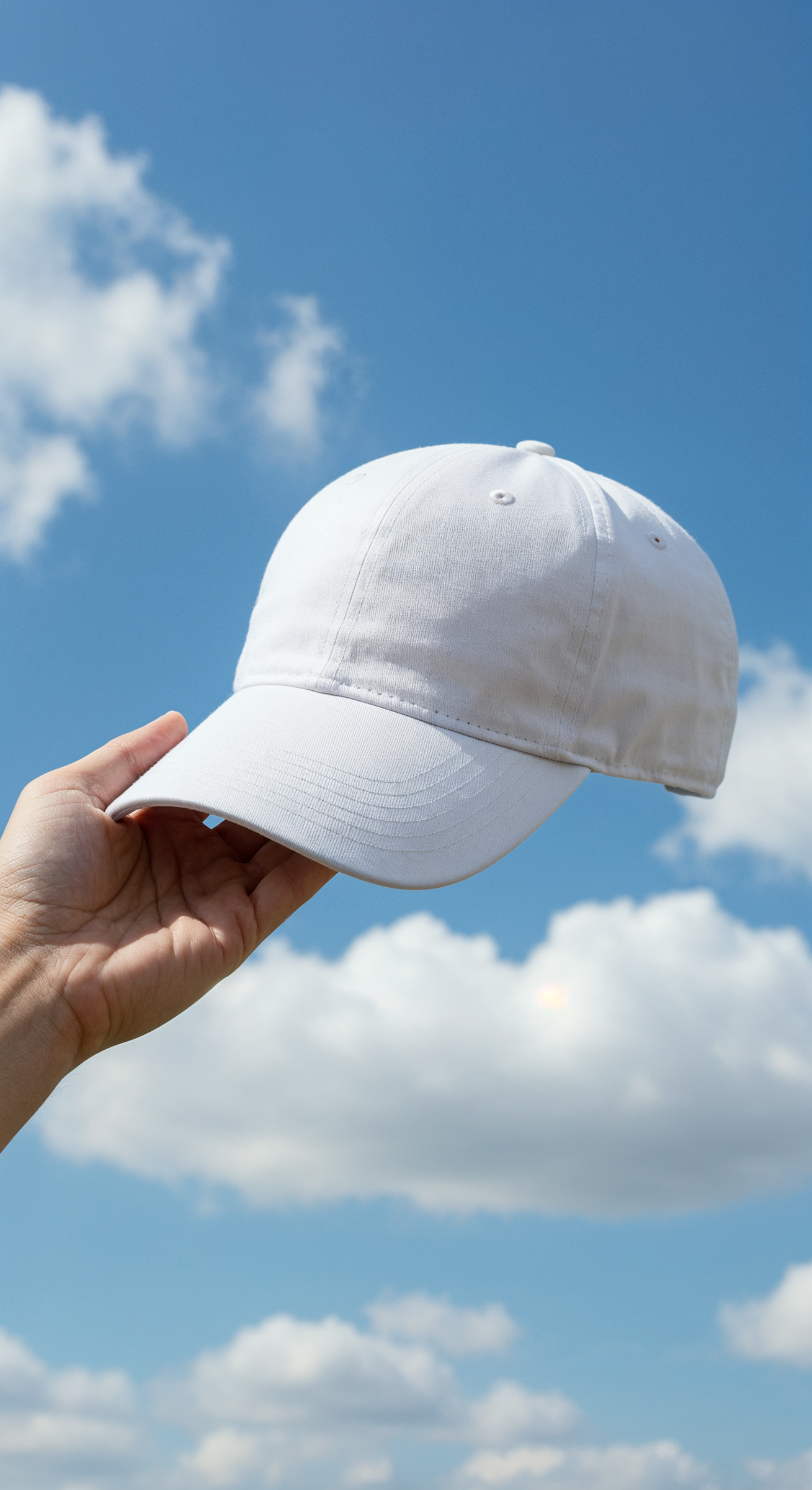 White Baseball Cap
