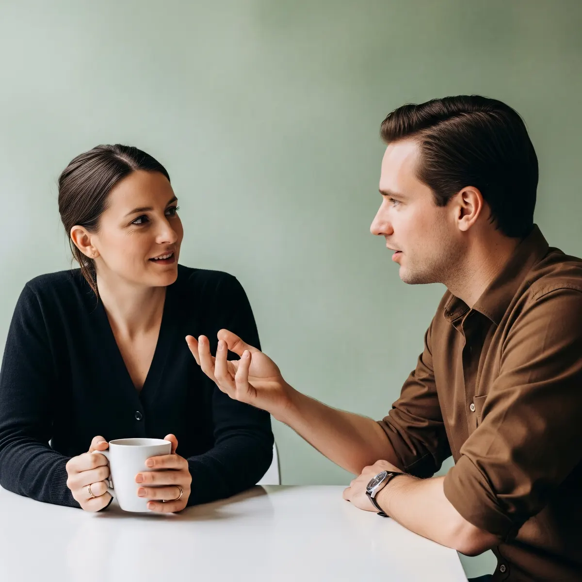Conversation At Table